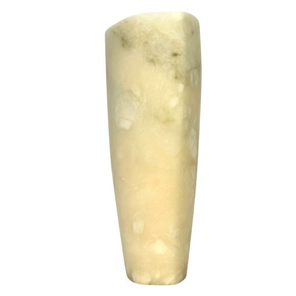 Otradnenskaya Mid Century Russian Alabaster 6 5/8" Vase Art Display with Tag - Picture 3 of 7